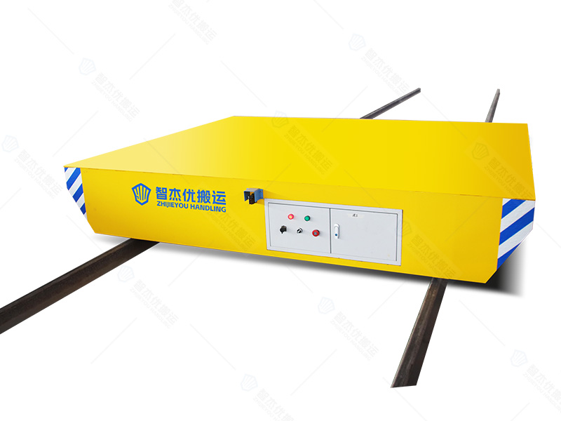 15噸電纜供電軌道平板車 卷筒自動(dòng)收線