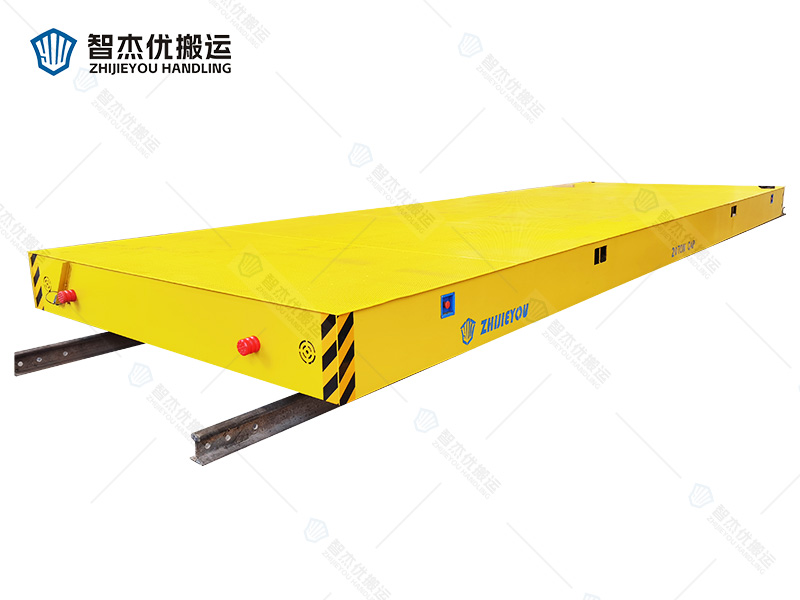 噴砂房專用軌道平板搬運(yùn)車