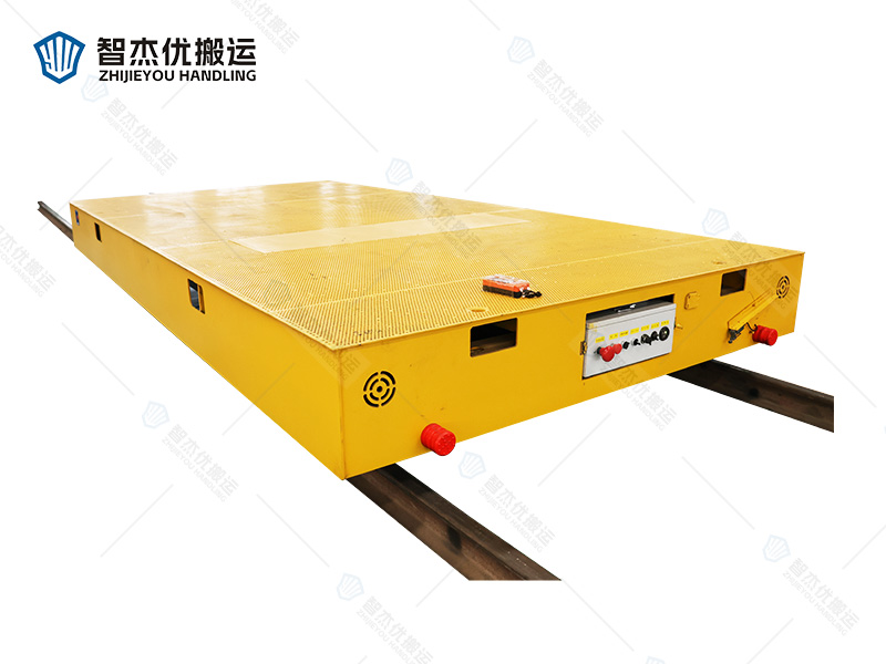 噴拋一體房軌道平車(chē)